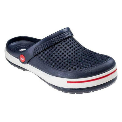 Zuecos Jeremi Diseño Agujeros Pequeños para Hombre Azul Marino