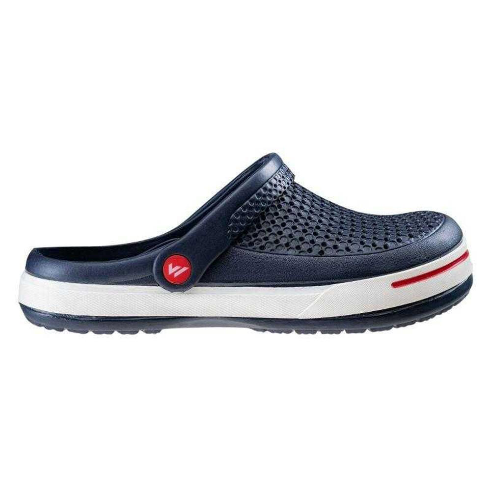 Zuecos Jeremi Diseño Agujeros Pequeños para Hombre Azul Marino 3/4