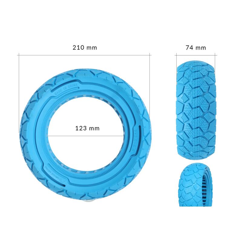 Anvelopă BLUE fără cameră KuKirin G2 PRO 2024 off‑road 9x3.0‑5.5 poliuretan