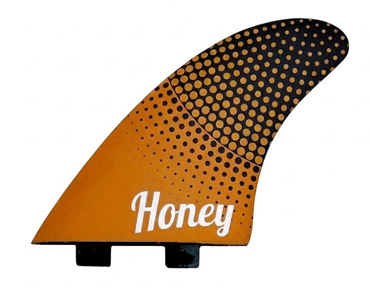 Honey Twin Fin Pivot HC Orange Dual Tab 2/3