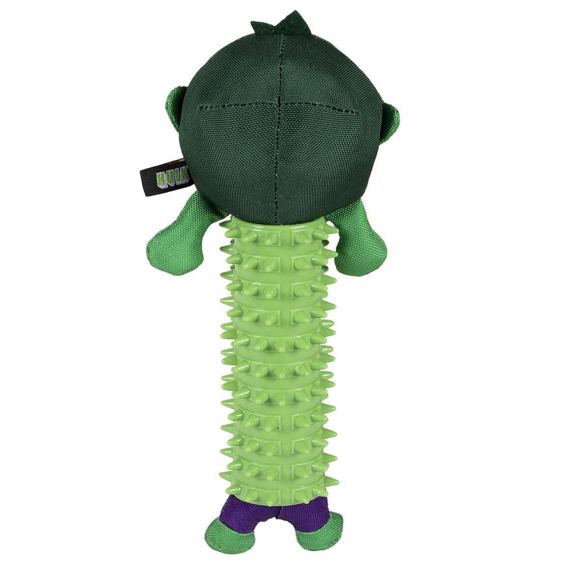 Jouet à mâcher pour chien Avengers Hulk, jouet en caoutchouc vert à picots 2/6