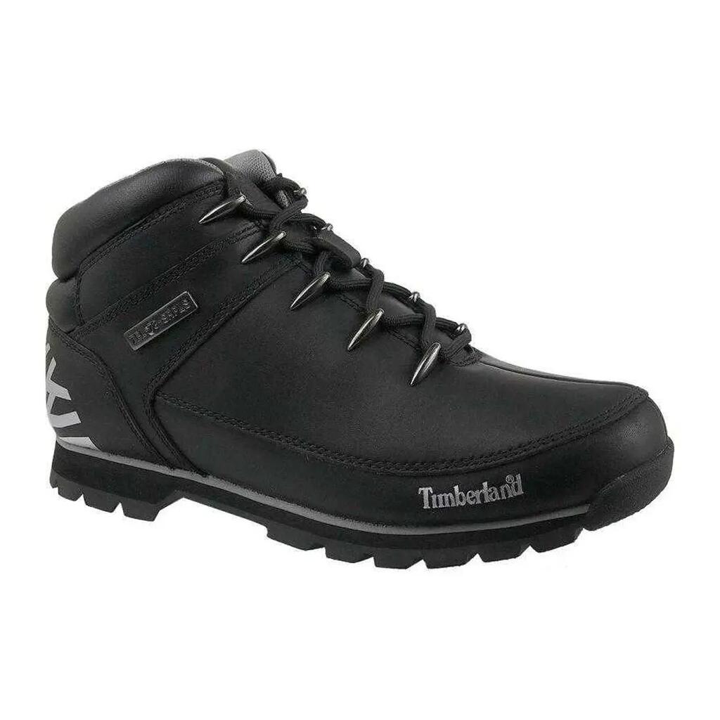 Mens Euro Sprint Hiker Leather Boots (Black)