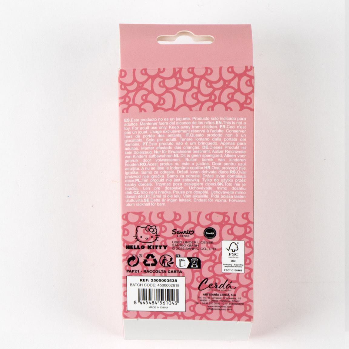Ensemble d'accessoires pour cheveux Hello Kitty pour enfants avec pinces roses 3/3