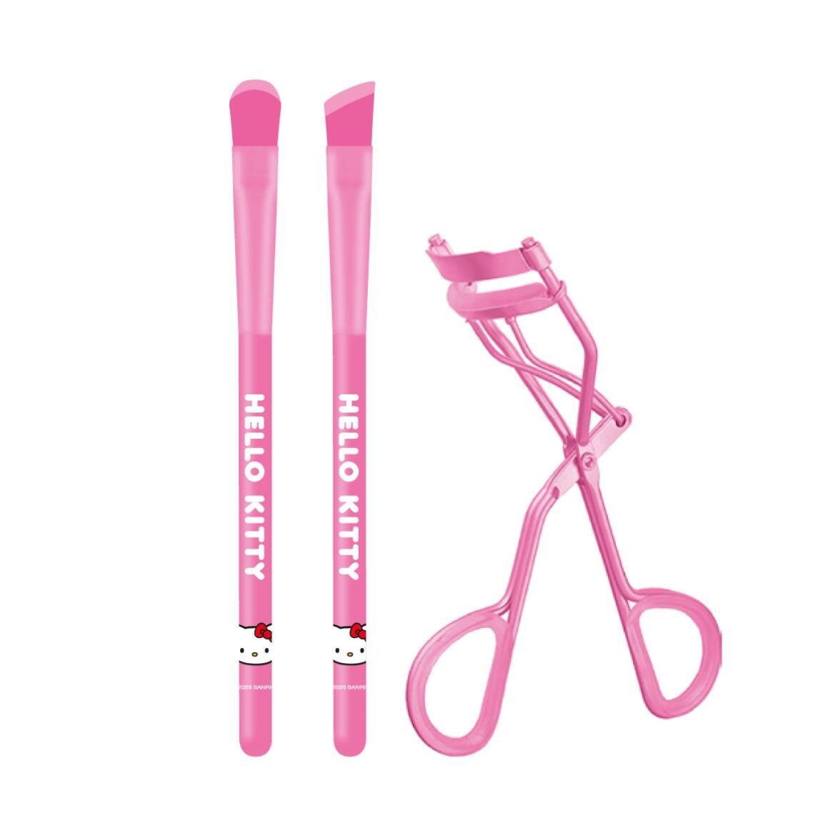 Ensemble d'accessoires pour cheveux Hello Kitty pour enfants avec pinces roses 2/3