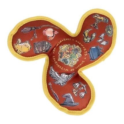 Harry Potter TPR-Hundespielzeug mit Griffbändern, Gelbocker