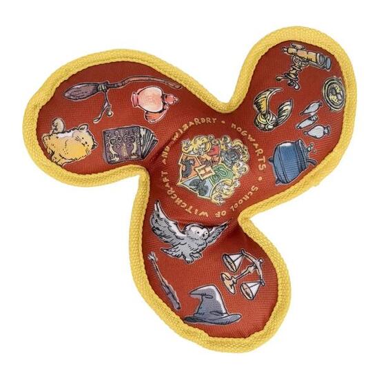 Harry Potter TPR-Hundespielzeug mit Griffbändern, Gelbocker