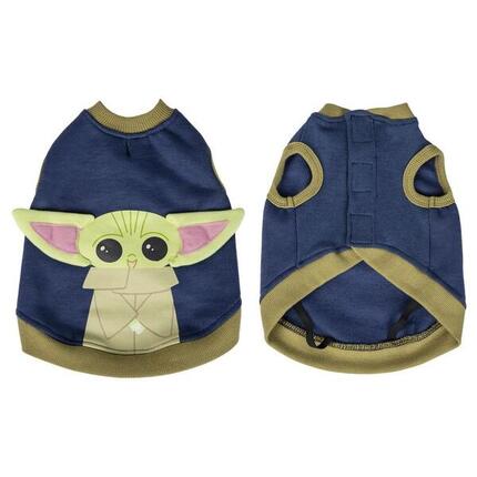 Grogu-Hund-Sweatshirt aus dem Mandalorianer-Universum, weicher marineblauer
