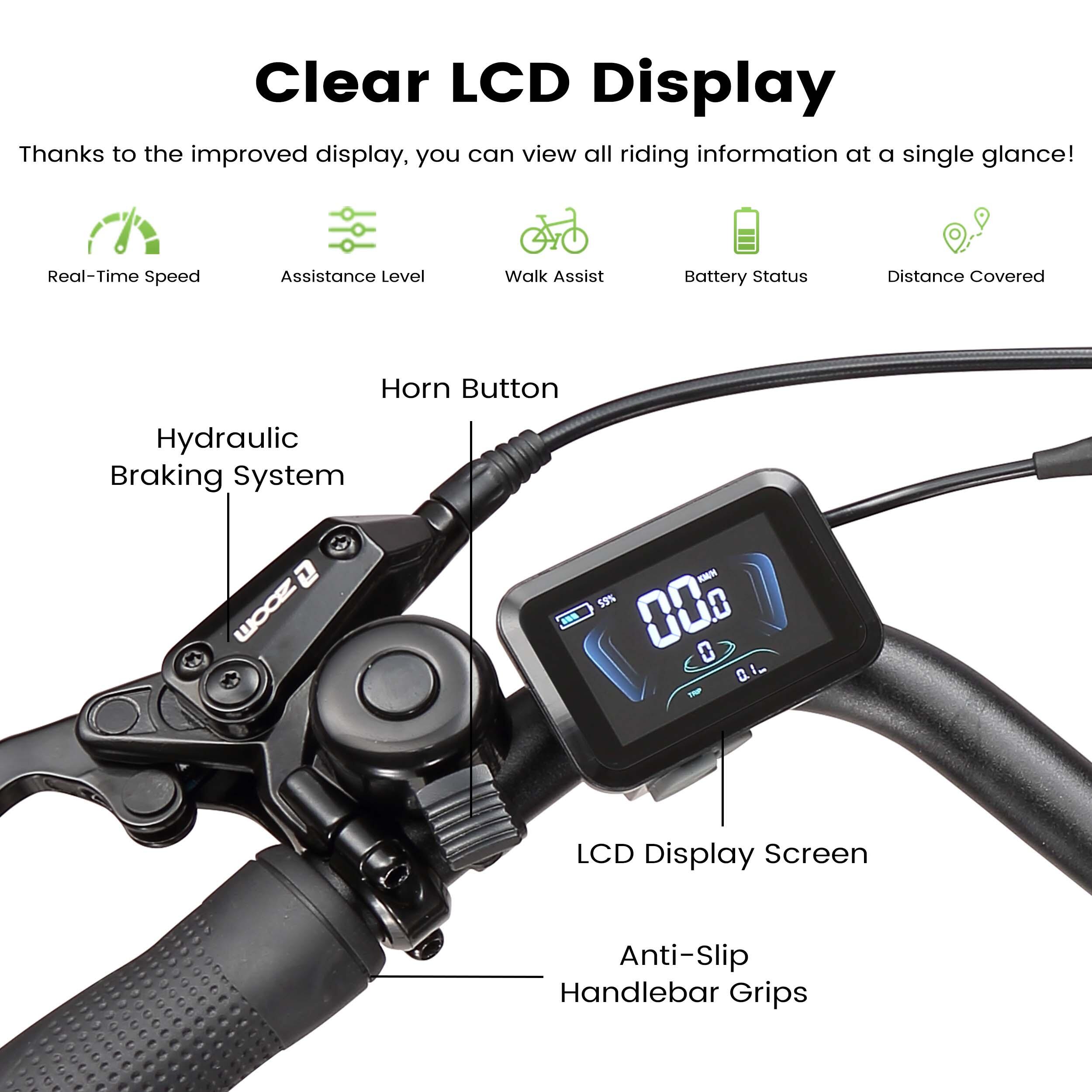 Maxtron Lira elektrische forenzenfiets met hydraulische schijfremmen 7/7