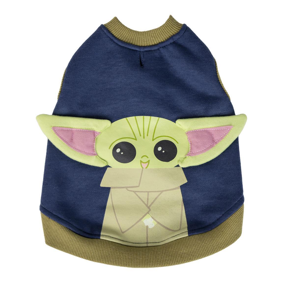 Sweat-shirt The Mandalorian Grogu Dog, en tissu bleu marine doux 2/6