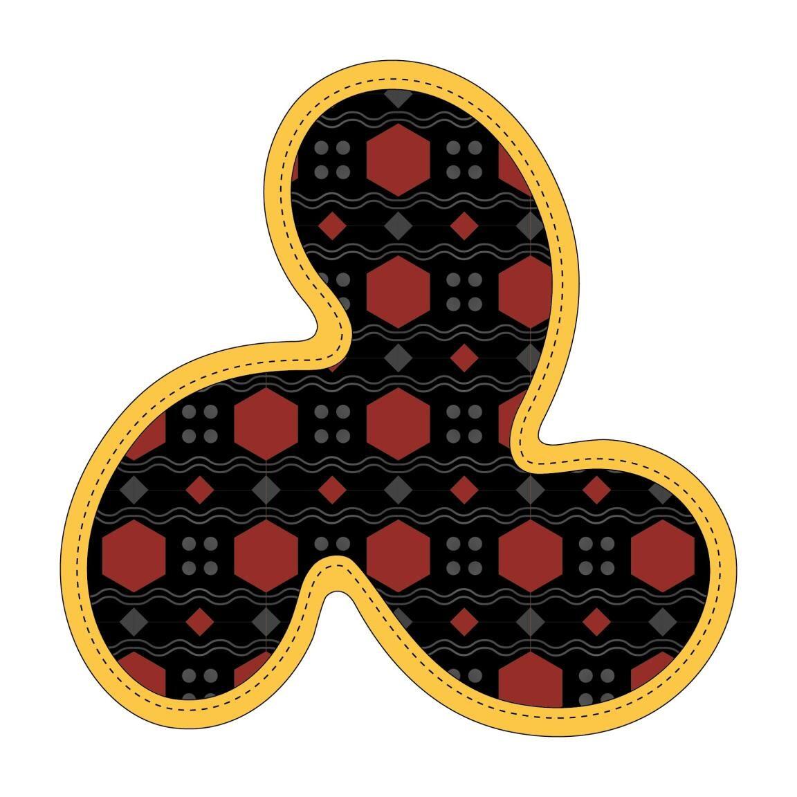 Jouet pour chien Boomerang Harry Potter avec son, rouge et jaune 2/6