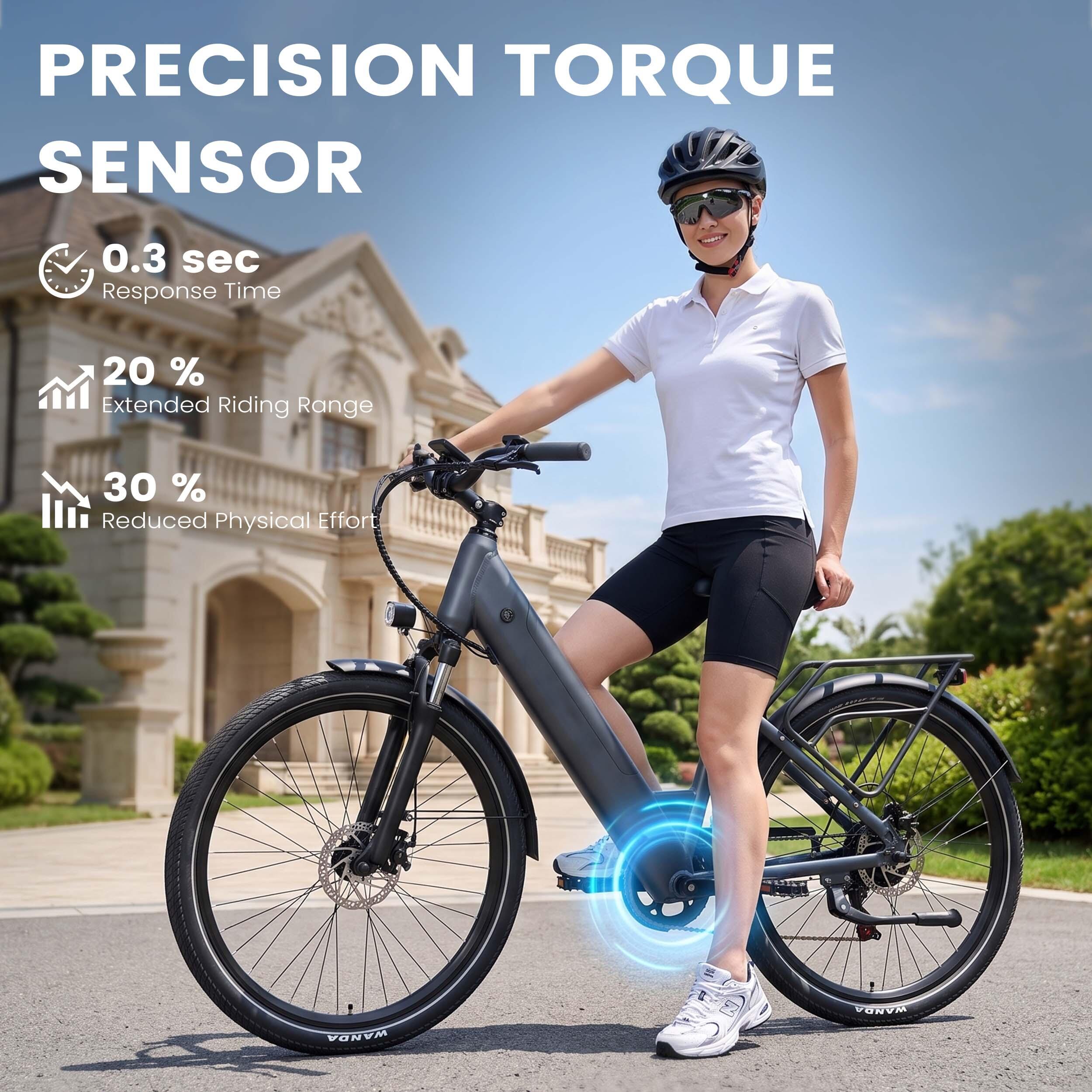 Maxtron Lira elektrische forenzenfiets met hydraulische schijfremmen 4/7