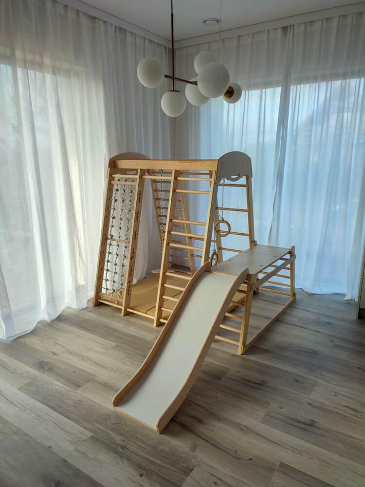 Domowy Plac Zabaw Mamut Stand - Drewno 4/7