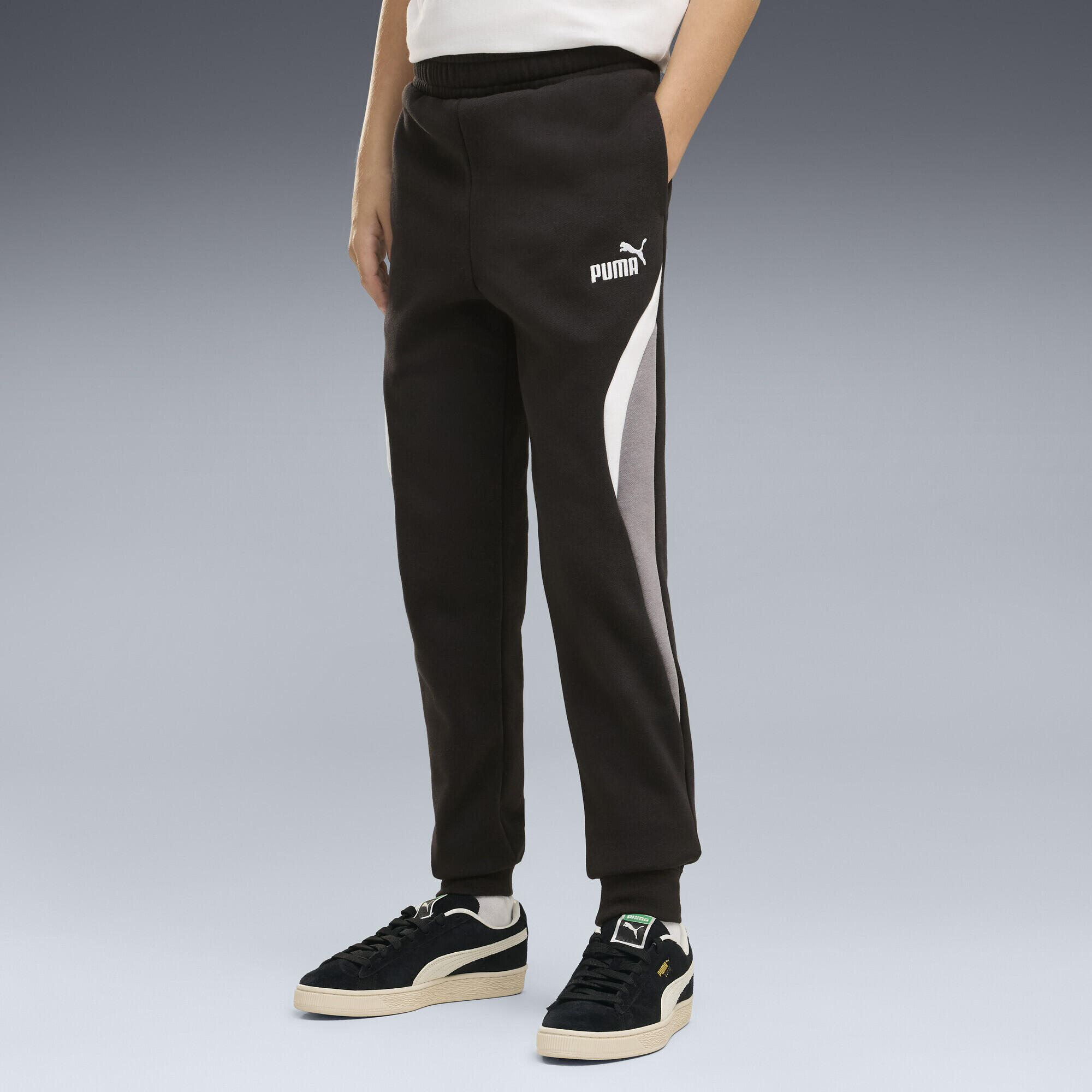 Essentials sweatpant met kleurvlakken voor jongeren PUMA 4/5