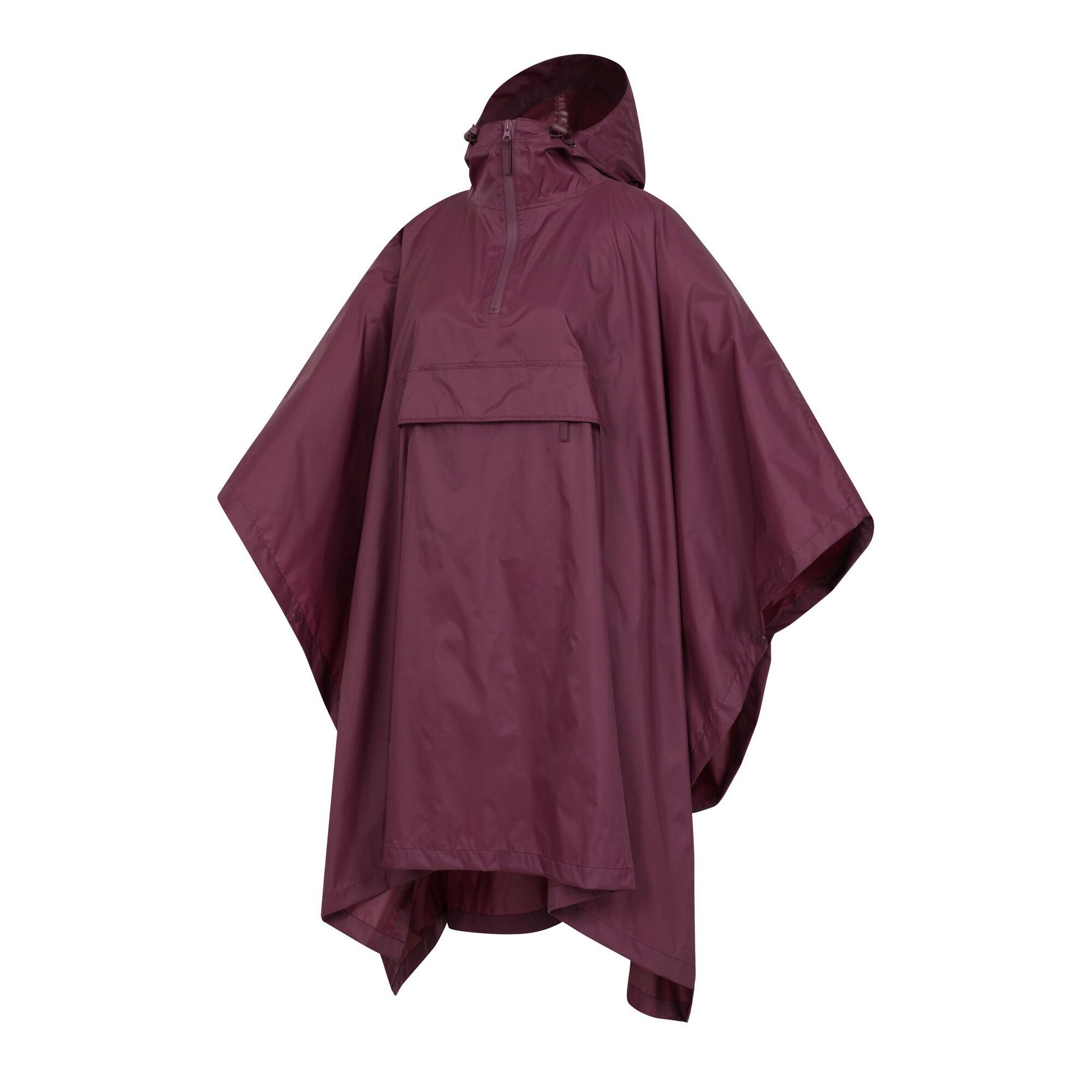 Poncho PAKKA Femme (Violet Foncé) 4/4