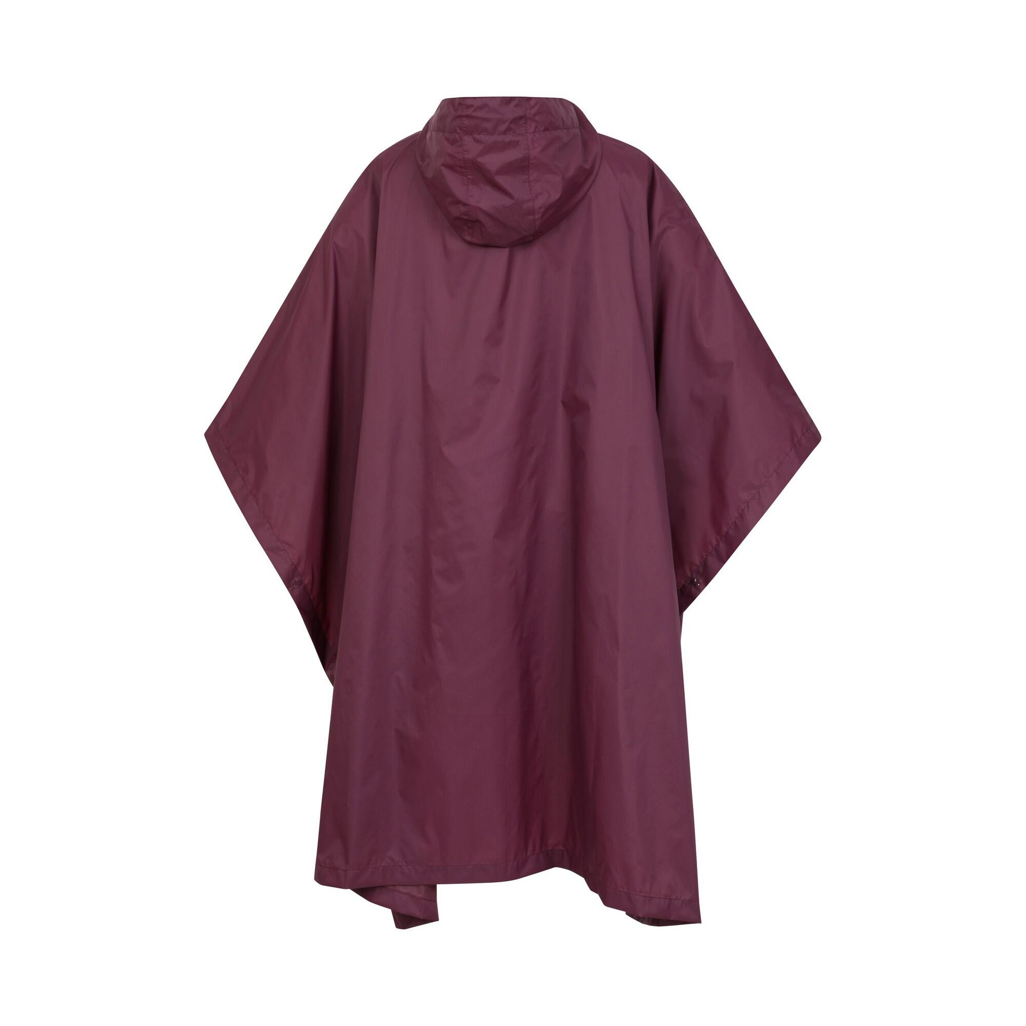 Poncho PAKKA Femme (Violet Foncé) 2/4