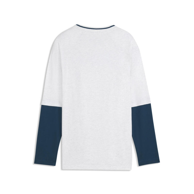 Bluză cu mânecă lungă MID 90s Relaxed Layered pentru băieți PUMA