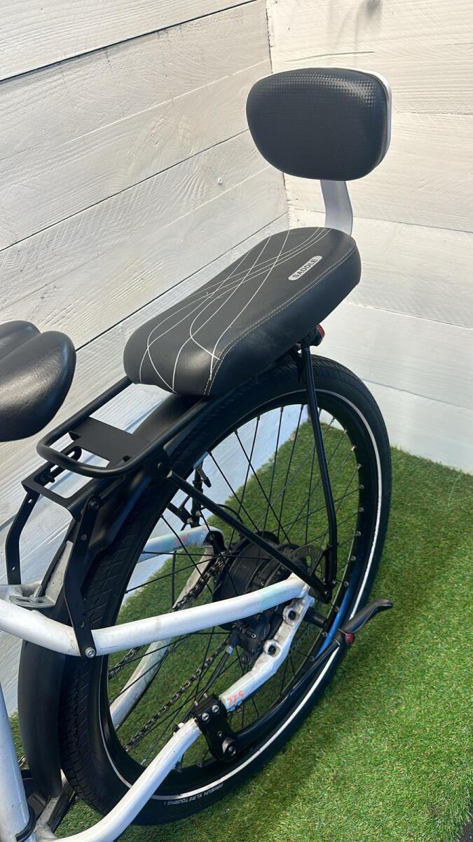 Btwin electric stadsfiets bike, wit 5/7