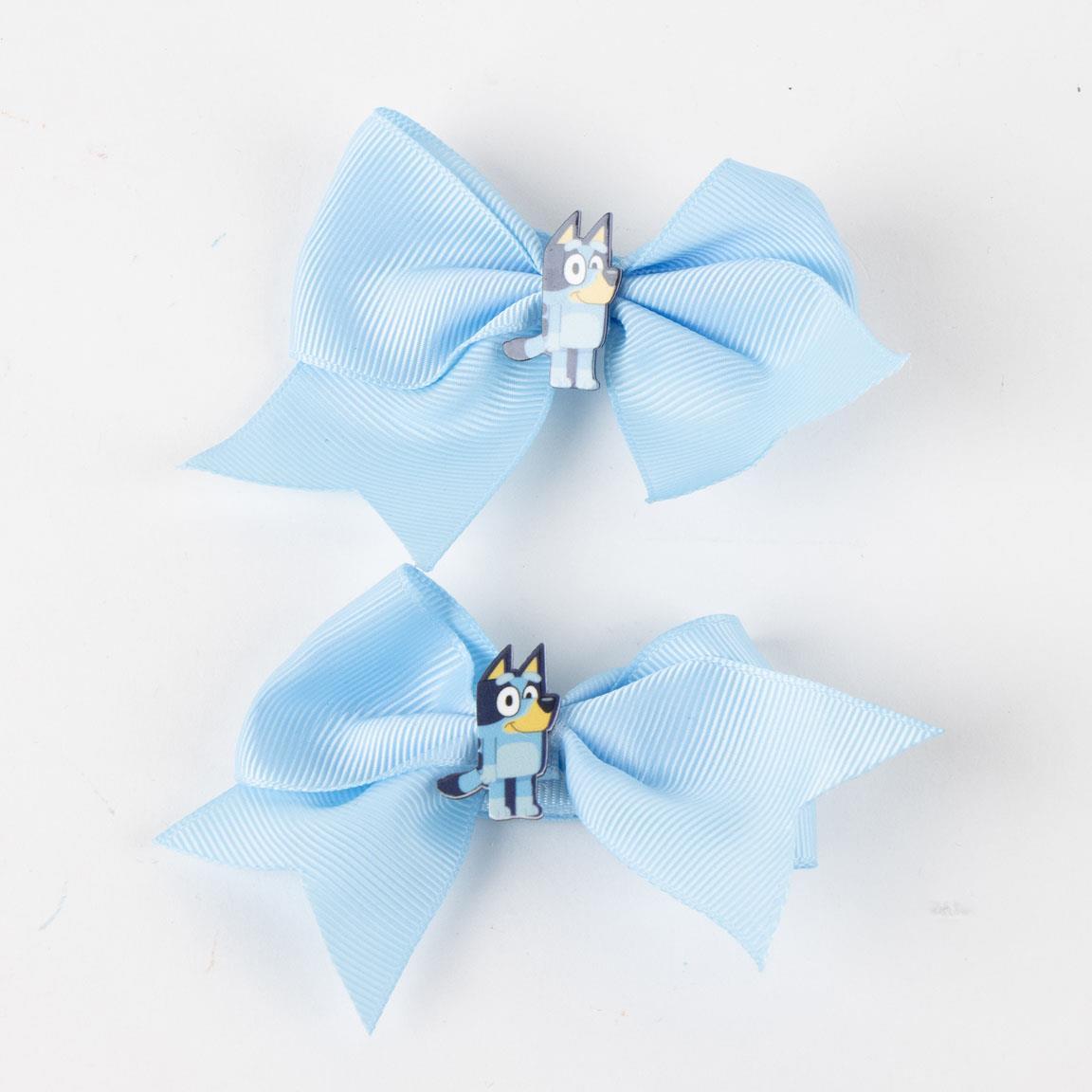 Ensemble de pinces à cheveux Bluey pour enfants, en tissu multicolore 3/7