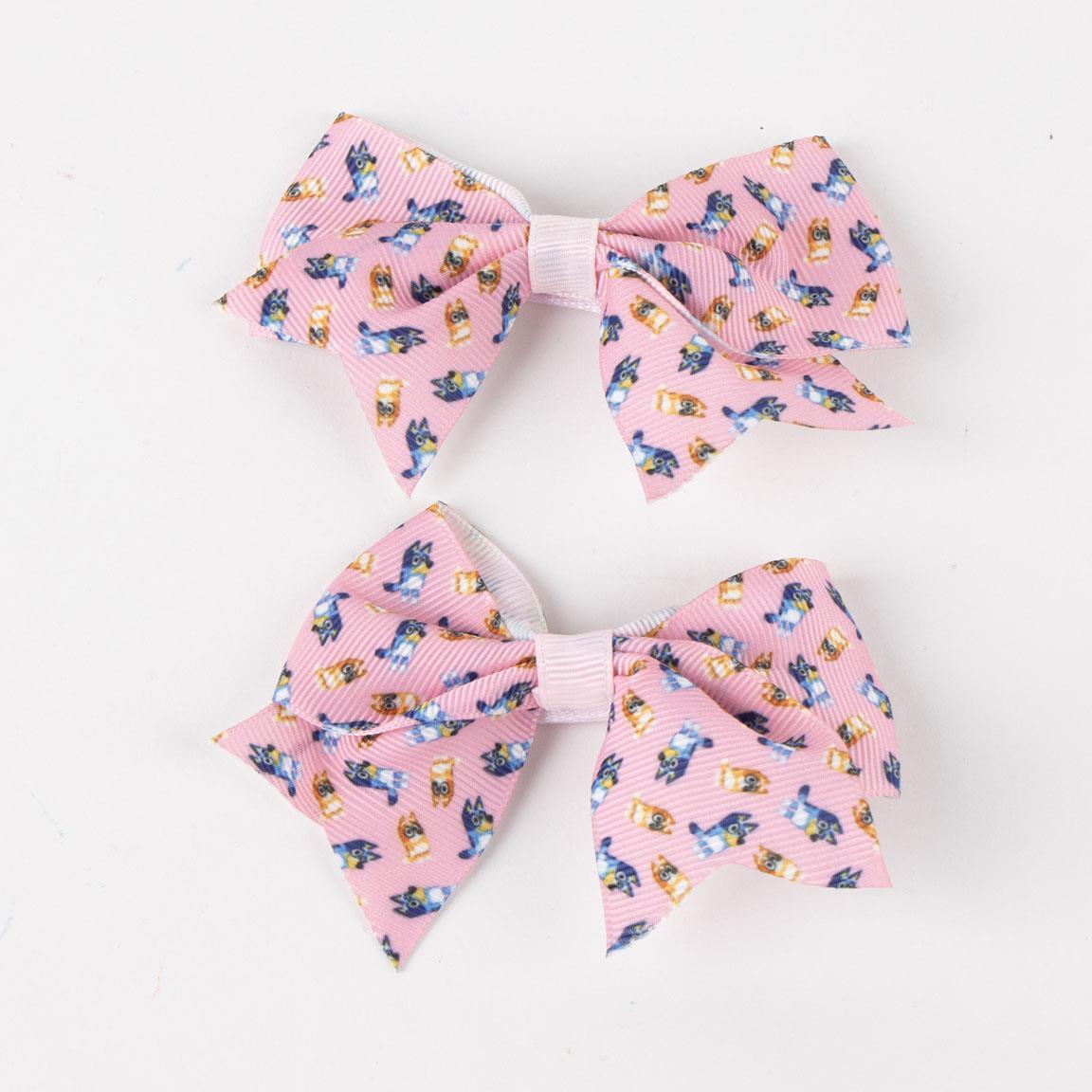 Ensemble de pinces à cheveux Bluey pour enfants, en tissu multicolore 2/7