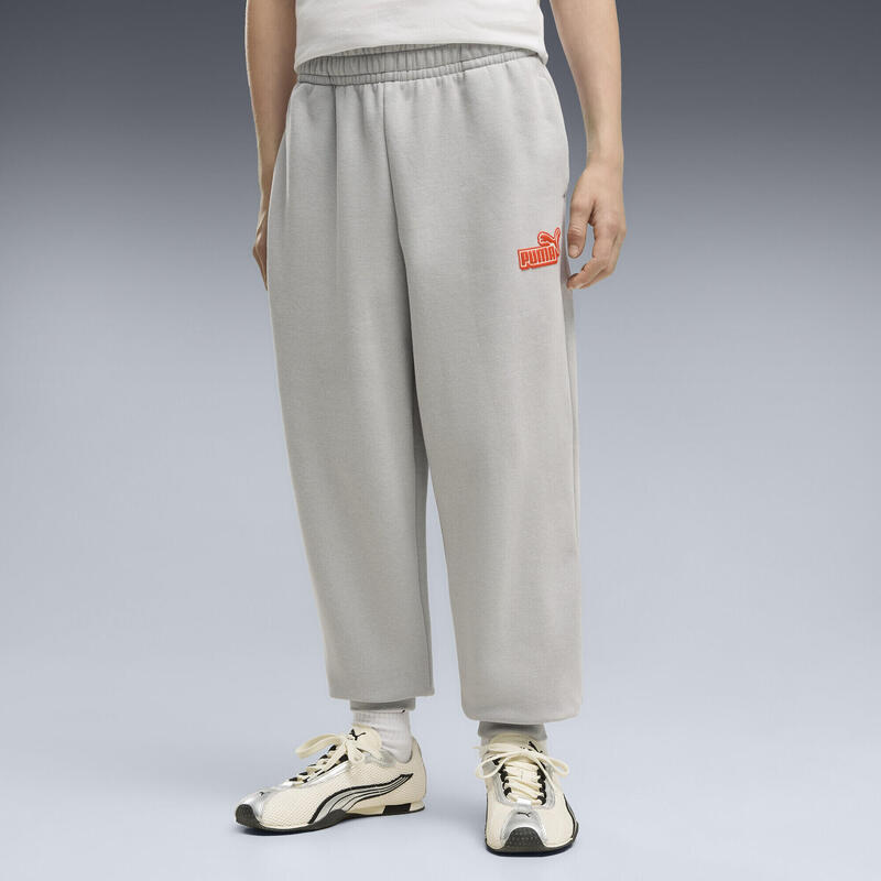 Pantaloni de trening relaxați cu logo Essentials Lab pentru băieți PUMA
