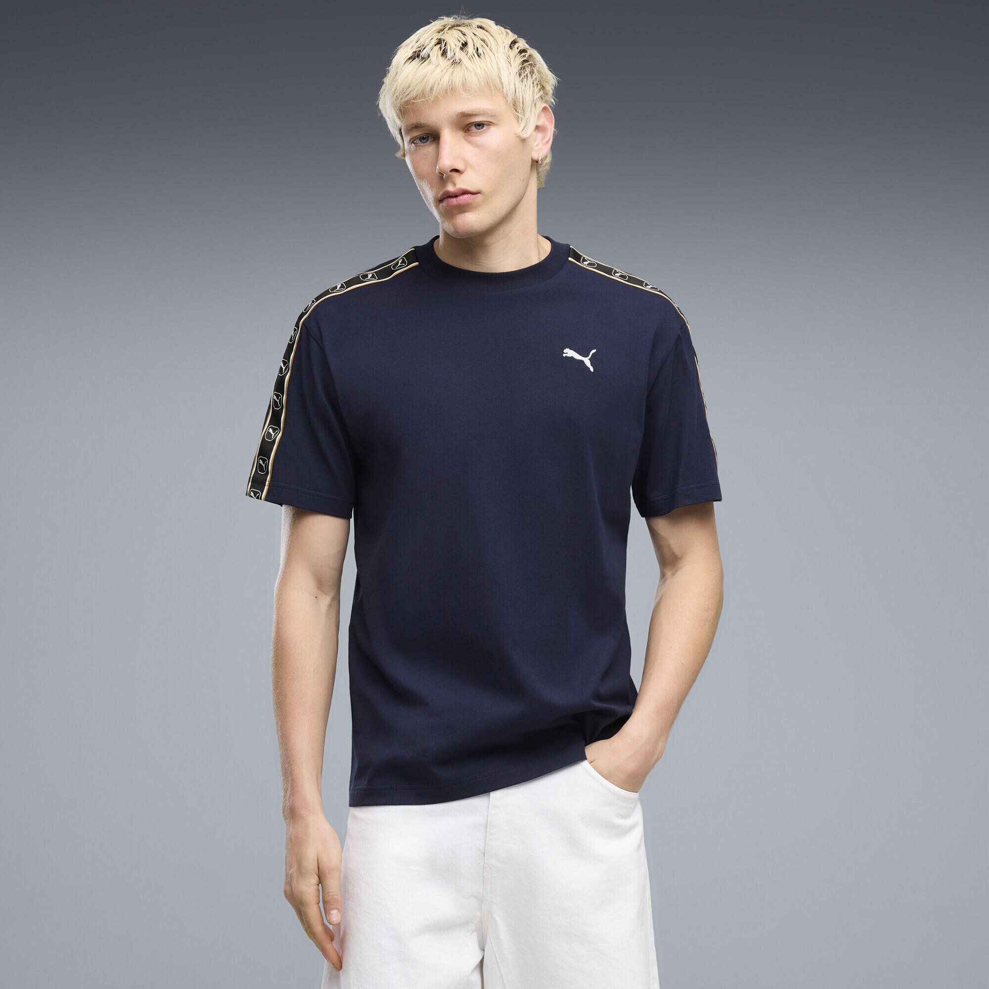 T-shirt Relaxed Essentials Elevated Tape para homem PUMA 2/5