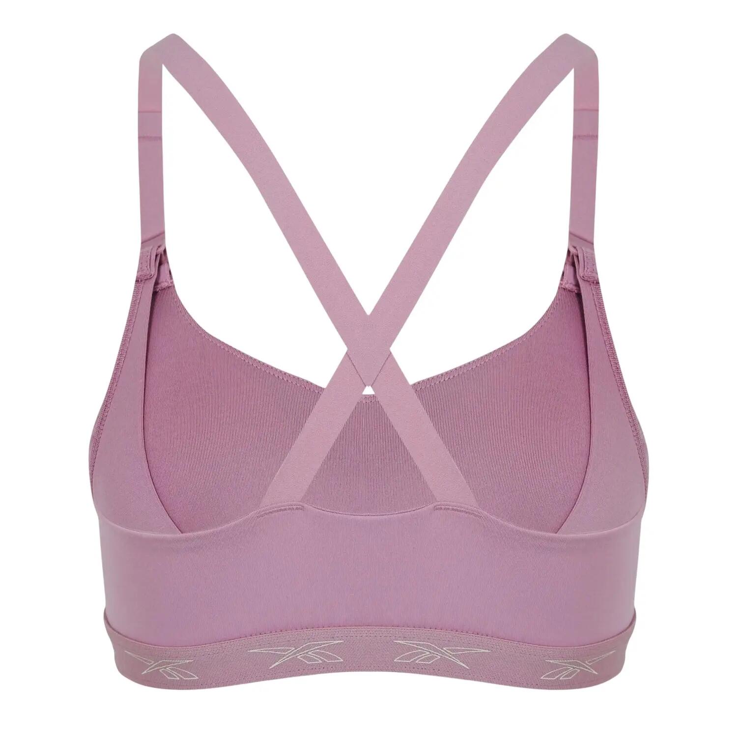 Womens/Ladies Sports Bra (Pink) 3/3