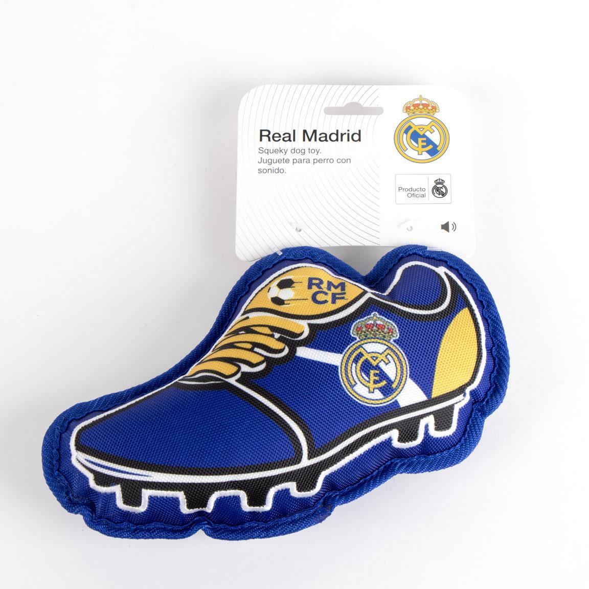 Jouet pour chien Real Madrid en polyester avec son, bleu 4/5