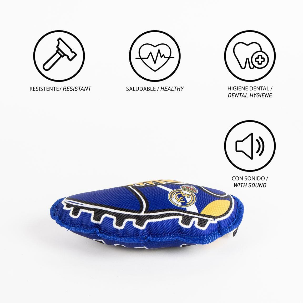Jouet pour chien Real Madrid en polyester avec son, bleu 2/5