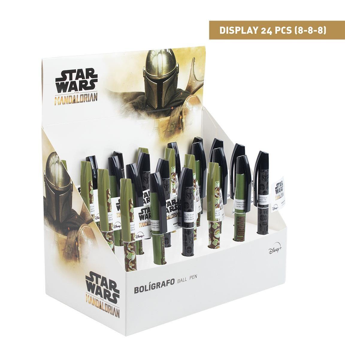 Assortiment de stylos pour enfants The Mandalorian, vert et noir 2/2