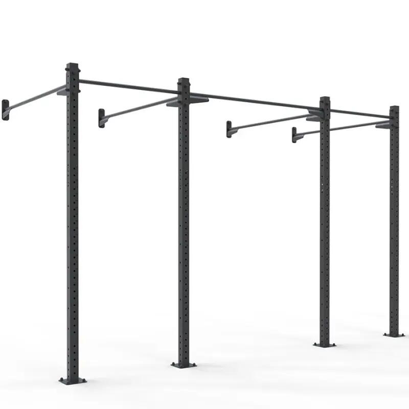 CrossLiftor Cage Murale Tank - 3 couloirs, 2 postes squat, acier 80x80 mm 5/5