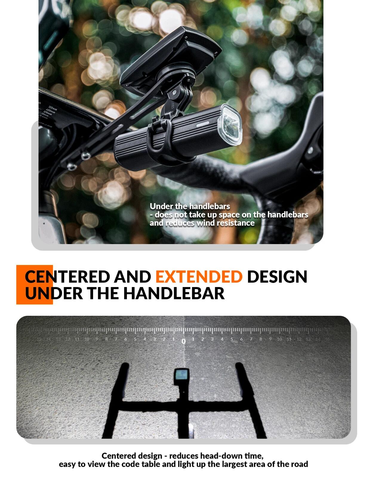ROCKBROS Carbon Halterung für Fahrradcomputer & Zubehör 3/7