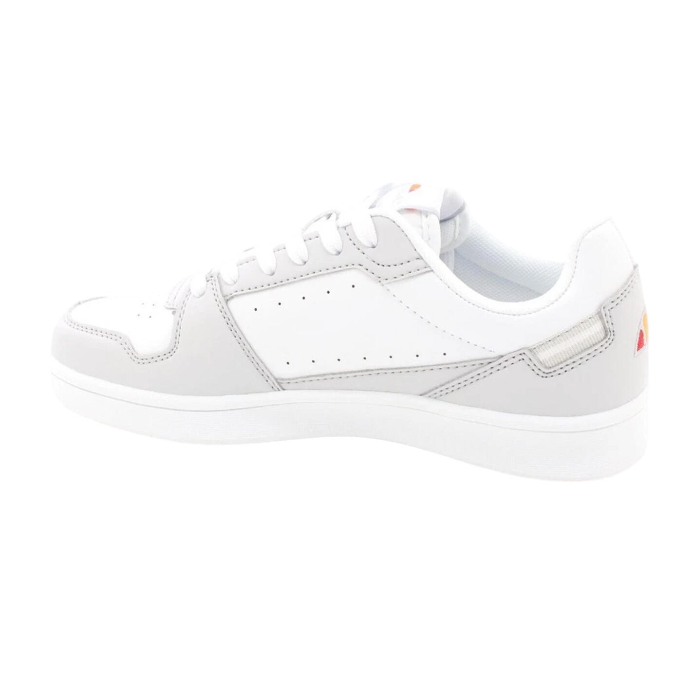 Scarpe Sportive PelleDonna Ellesse Nole Cupsole Bianco Grigio 3/4