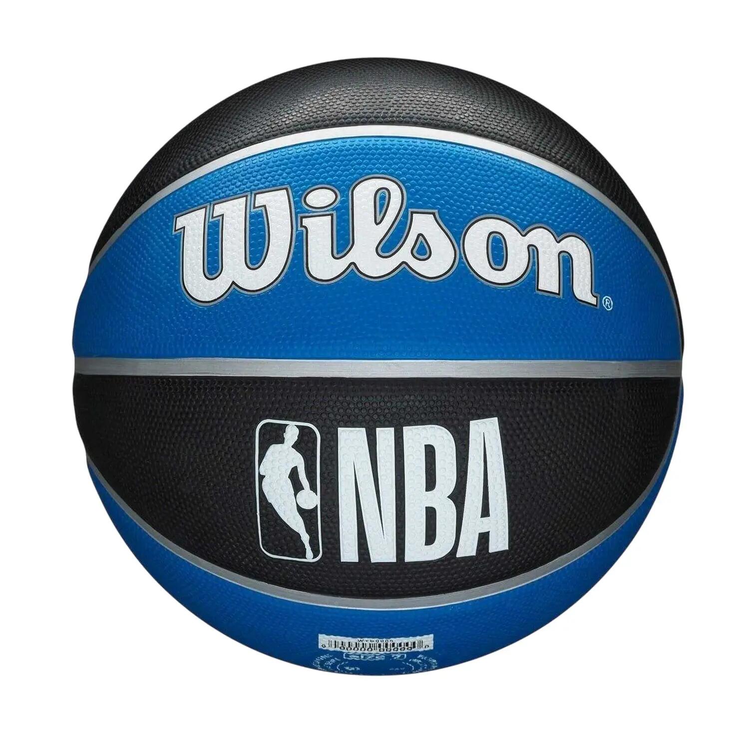 Ballon De Basket Motif/style NBA ORLANDO MAGIC (Bleu / Noir) Taille 7 3/3