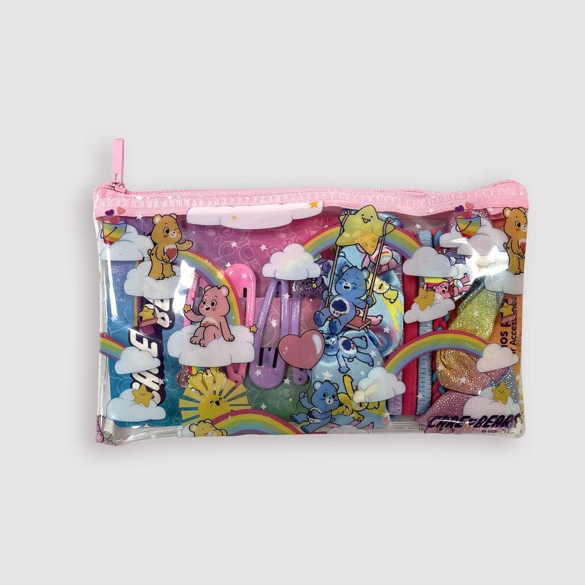Ensemble d'accessoires pour cheveux Care Bears pour enfants avec élastiques 5/6