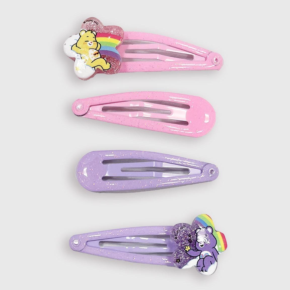 Ensemble d'accessoires pour cheveux Care Bears pour enfants avec élastiques 4/6