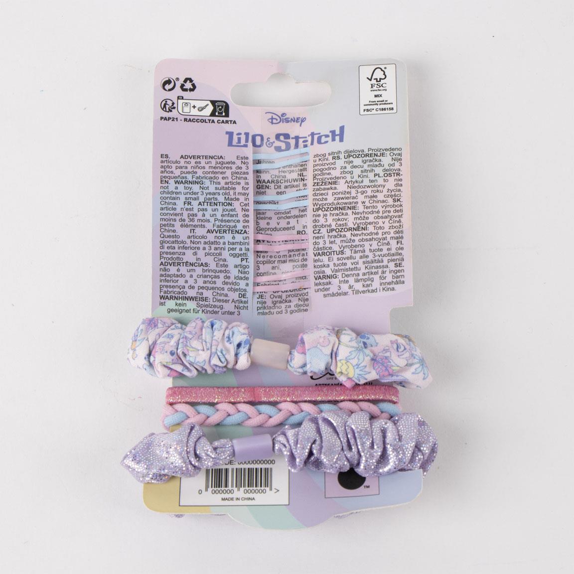 Ensemble d'accessoires pour cheveux Stitch Kids avec chouchous et pinces 5/5