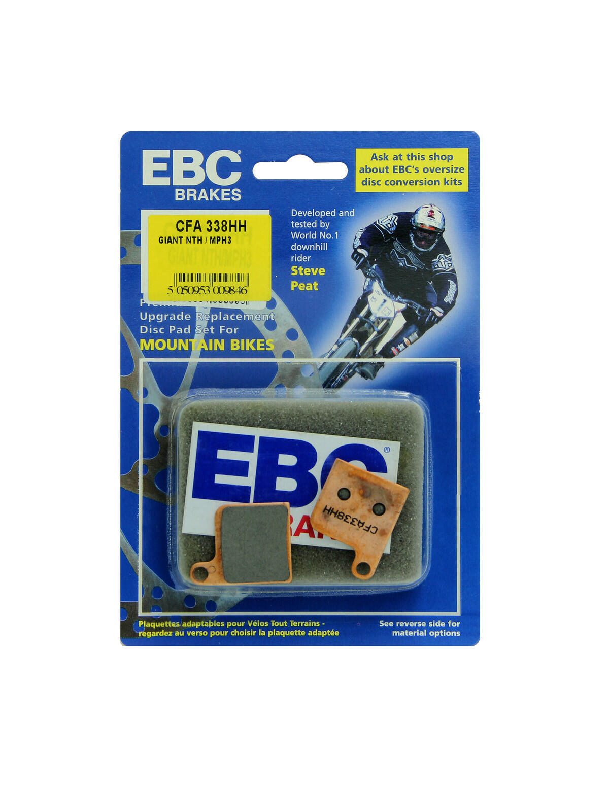 CFA338HH - Klocki hamulcowe rowerowe (spiekane) EBC Brakes 2/2