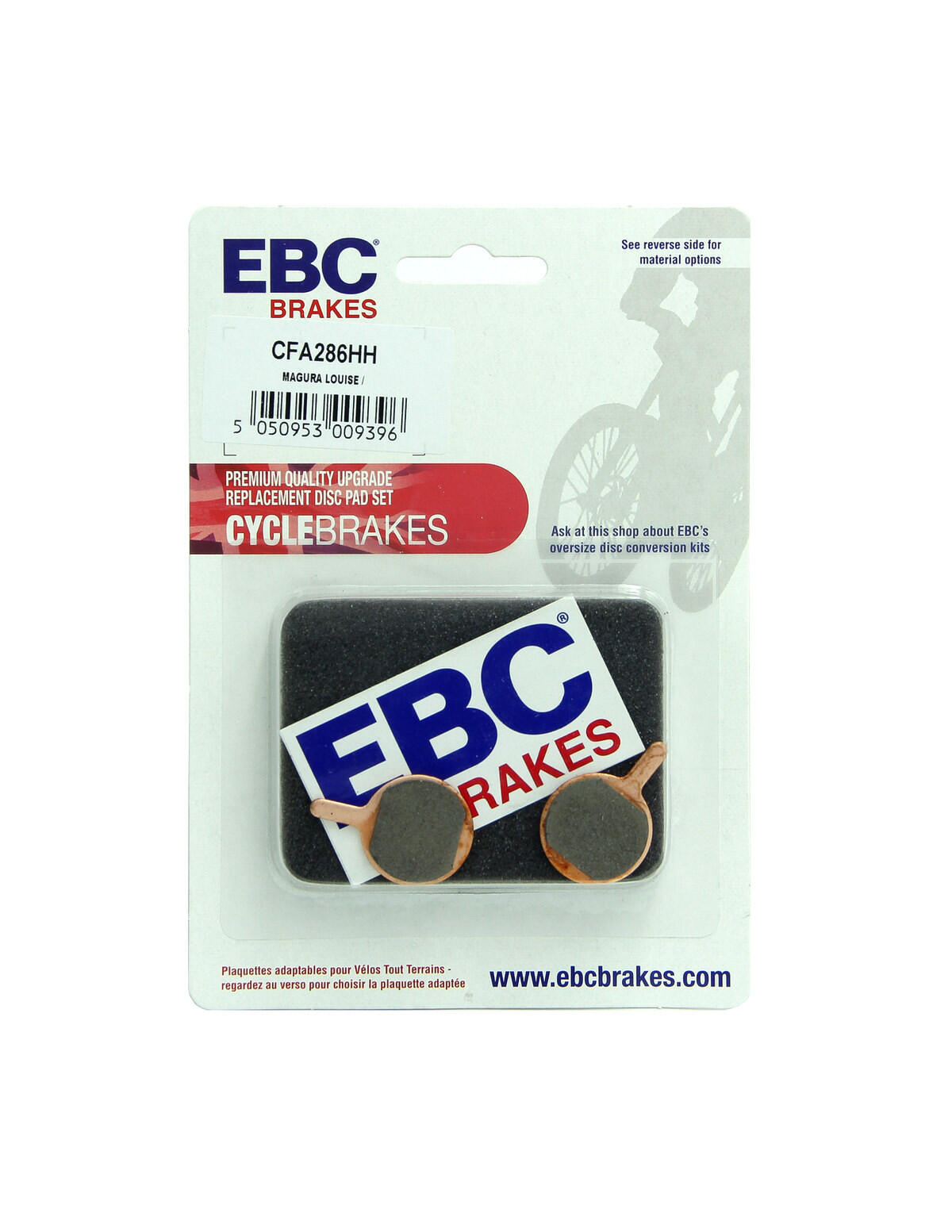 CFA286HH - Klocki hamulcowe rowerowe (spiekane) EBC Brakes 2/2