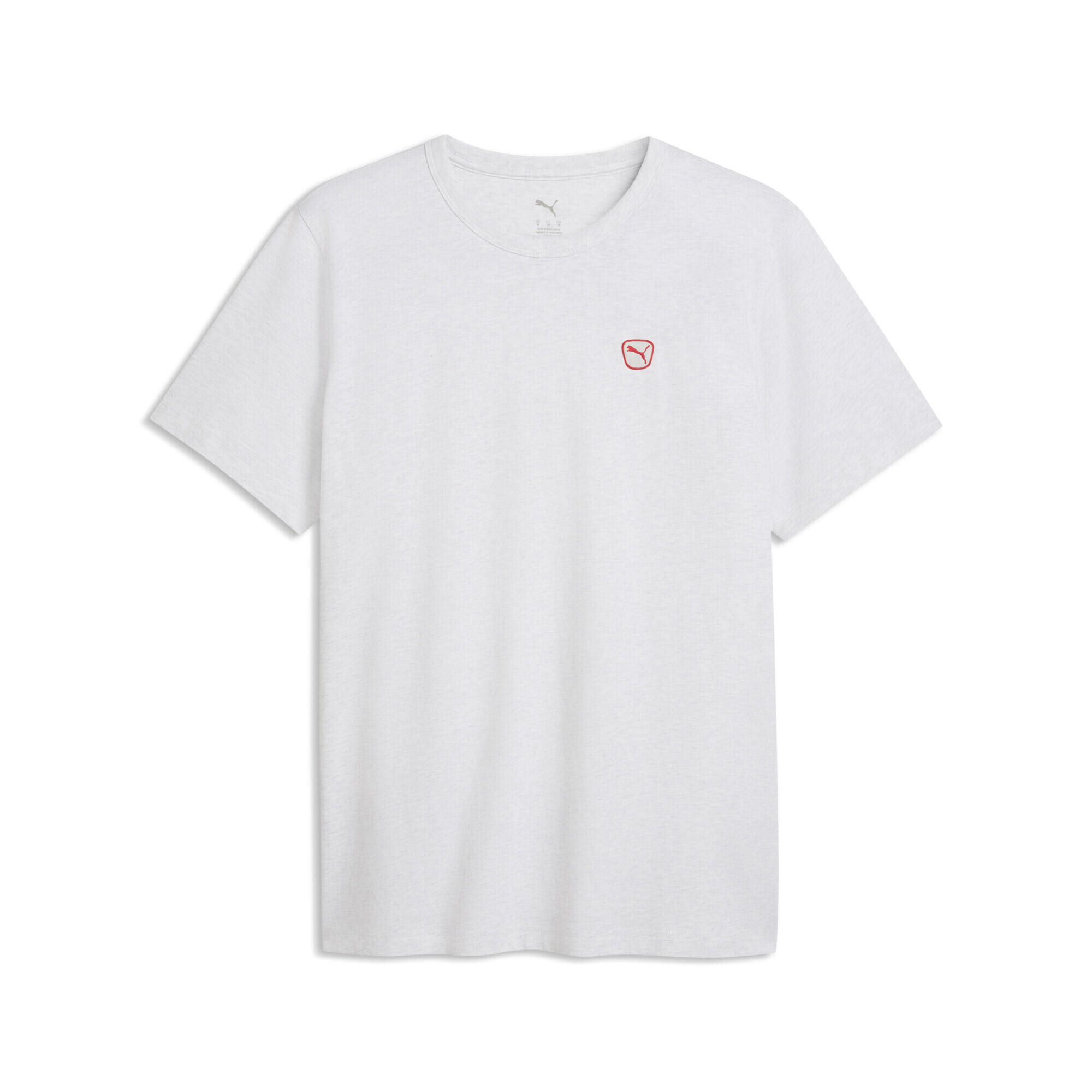 Tricou bărbați mânecă scurtă Essentials Elevated, alb murdar PUMA