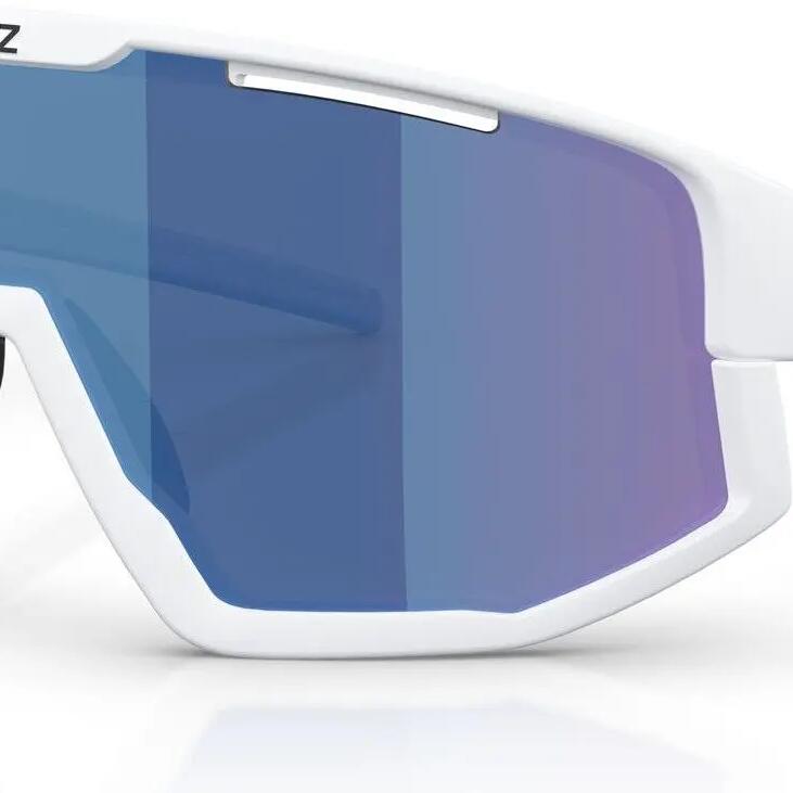 Bliz Fusion White Glasses - Blue Screen
