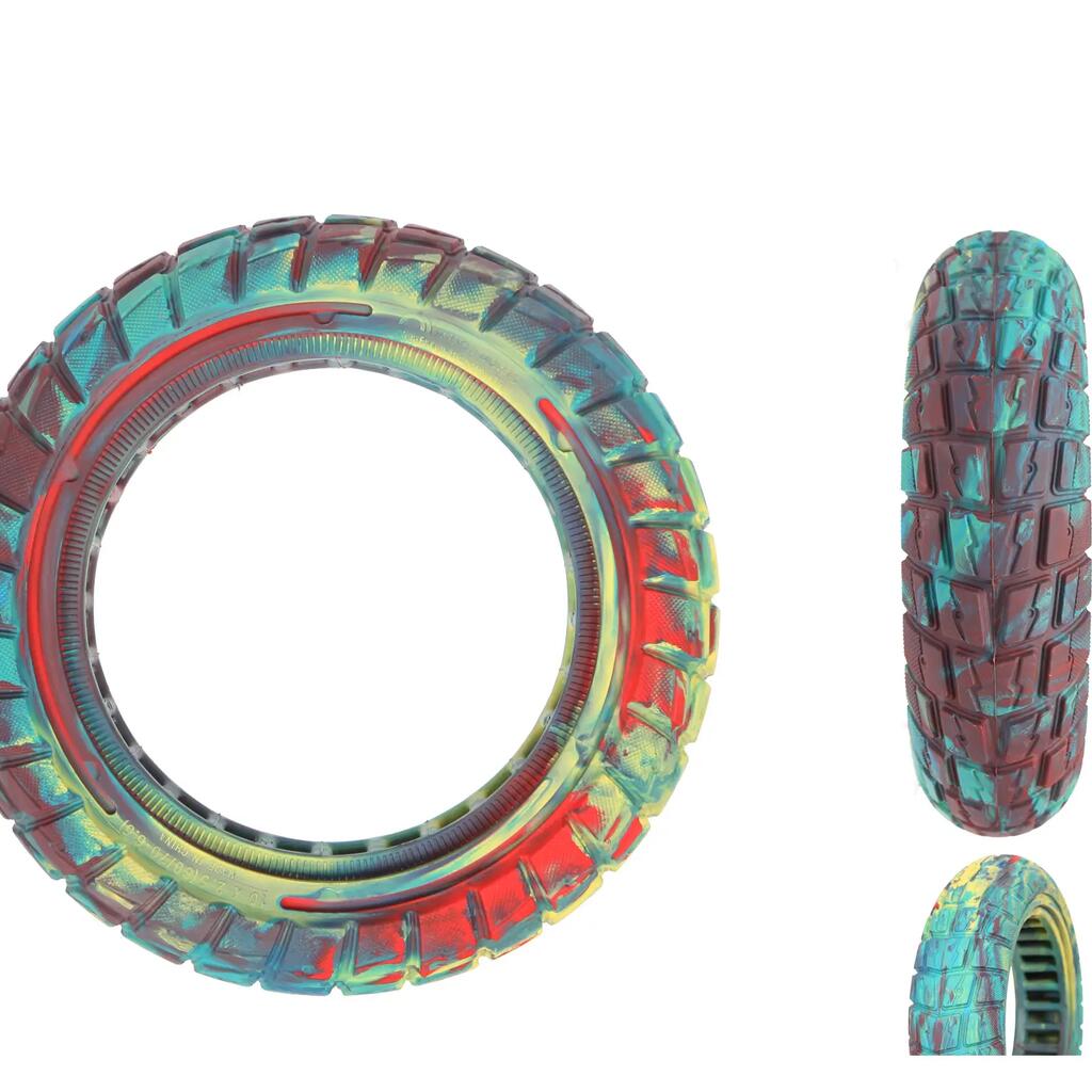 PU Solid tyre 10x2.50 (60/70‑6.50) polyurethane multicolor