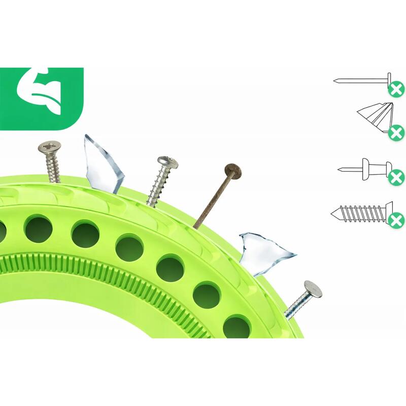 Anvelopă solidă fără cameră 8 1/2x2 trotinetă electrică XIAOMI Motus Verde