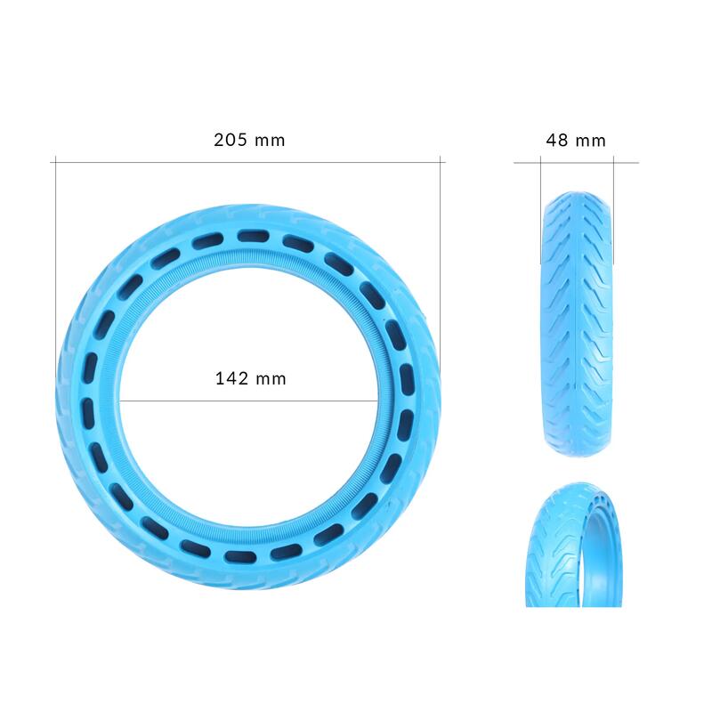 Anvelopă solidă fără cameră 8 1/2x2 trotinetă electrică XIAOMI Motus Albastru