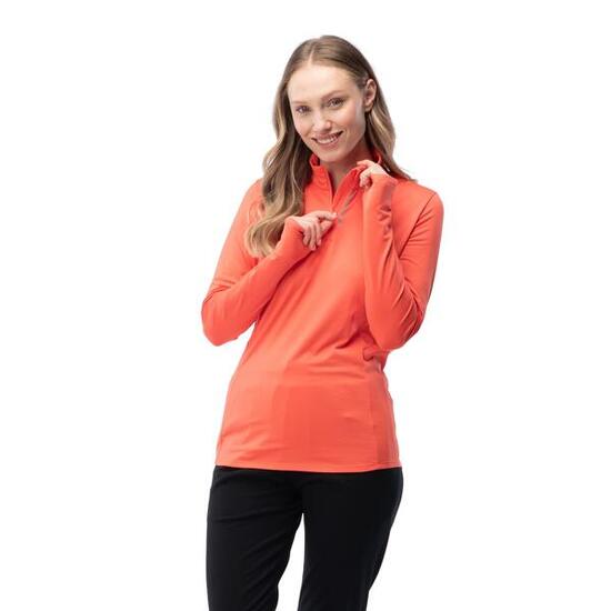 Sweat RUNLO Femme (Corail Vif)