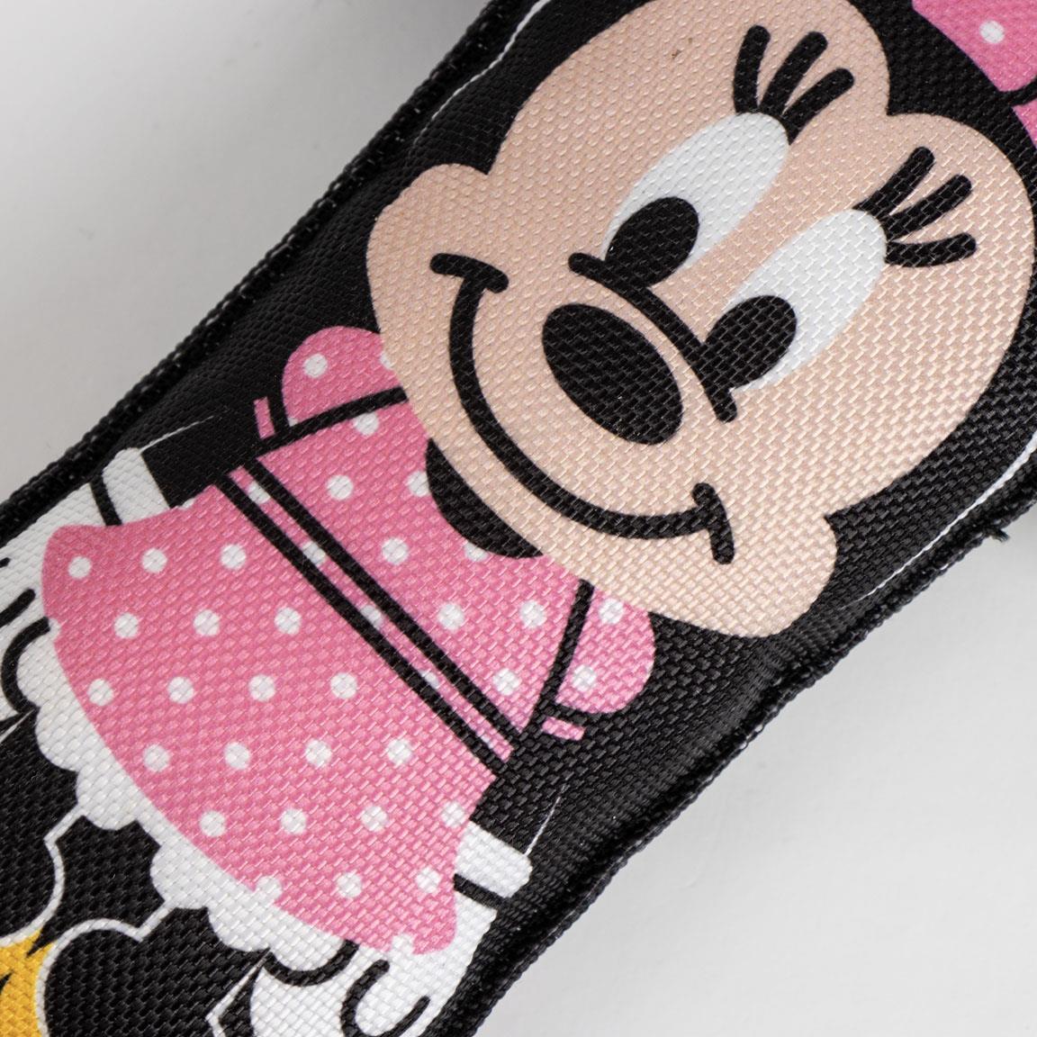Jouet pour chien Minnie Mouse, peluche résistante avec couineur, rose et noir 3/6