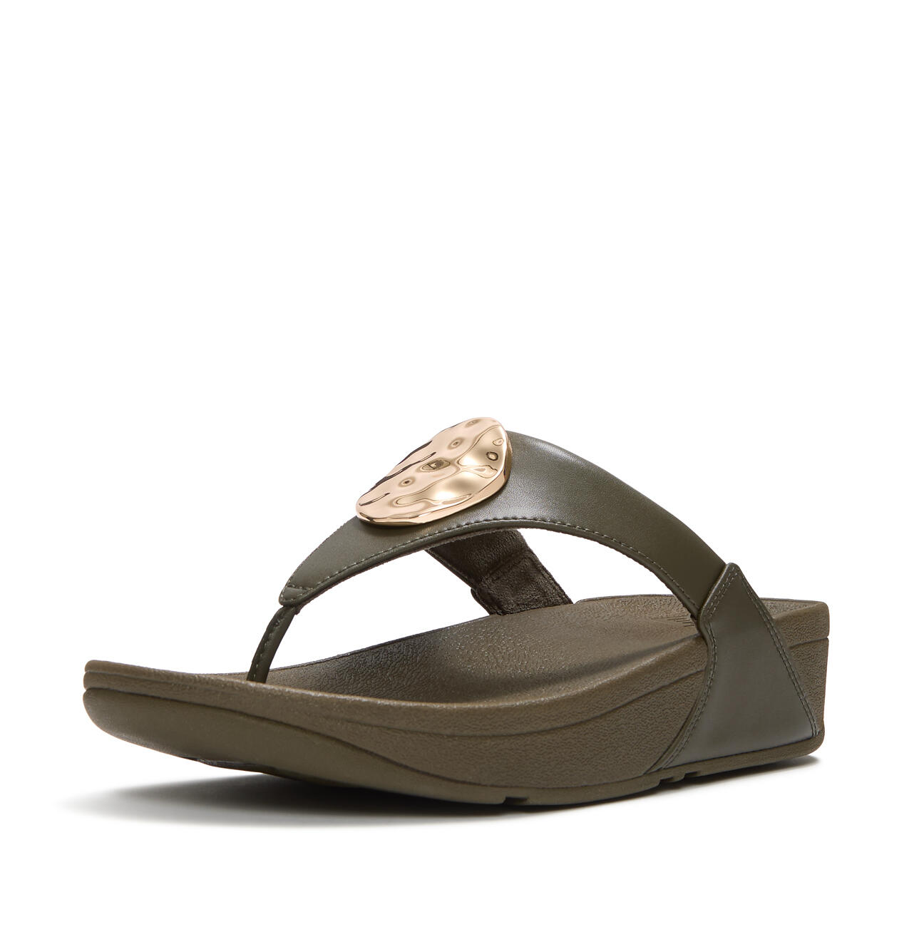 FITFLOP Lulu Adornment Teenslippers  OLIJFGROEN 36 6/7