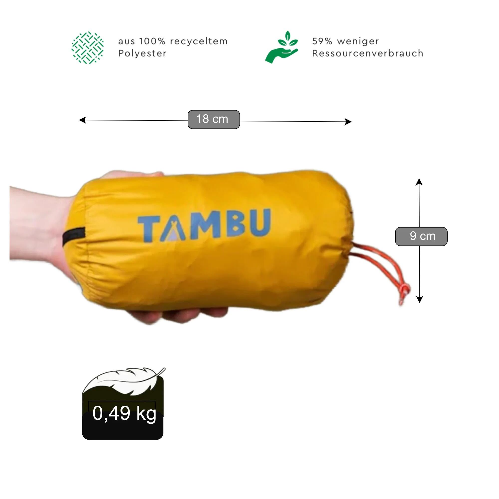 Biwak Sack Mumienschlafsack Schutz Überzug für Schlafsack 0,5 kg ohne Zelt 4/6