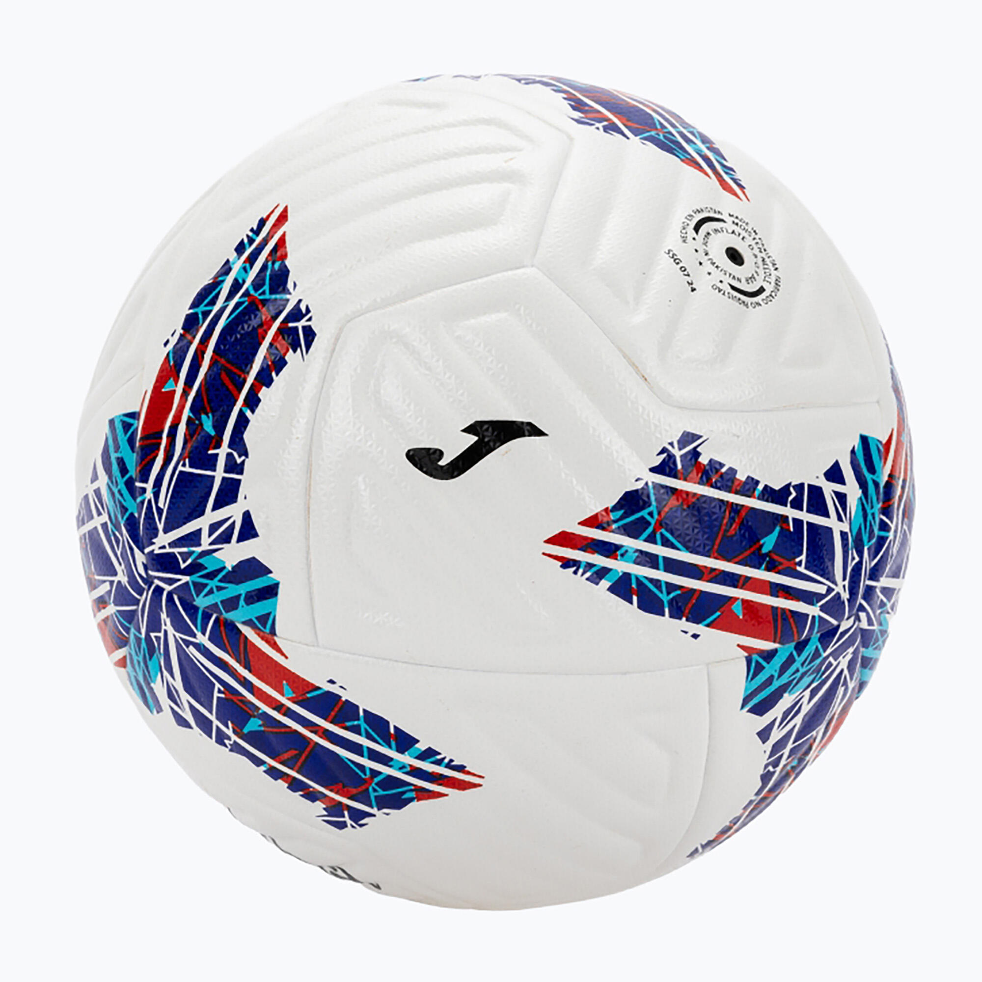Balón de fútbol Joma Uranus III blanco/azul real talla 5 2/3