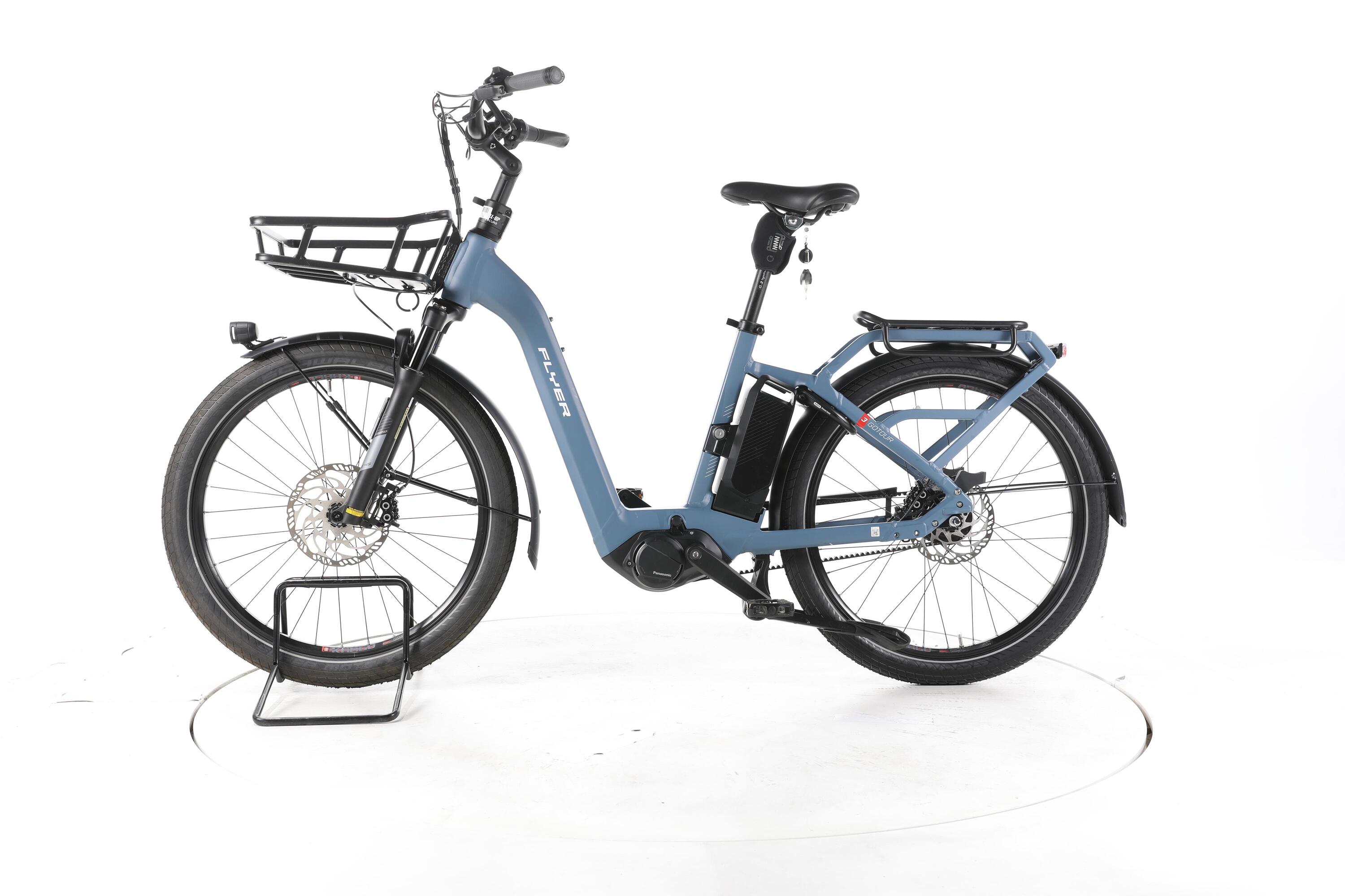 Tweedehands - FLYER Gotour3 7.43 City E-Bike Lage instap - Zeer goed 6/7