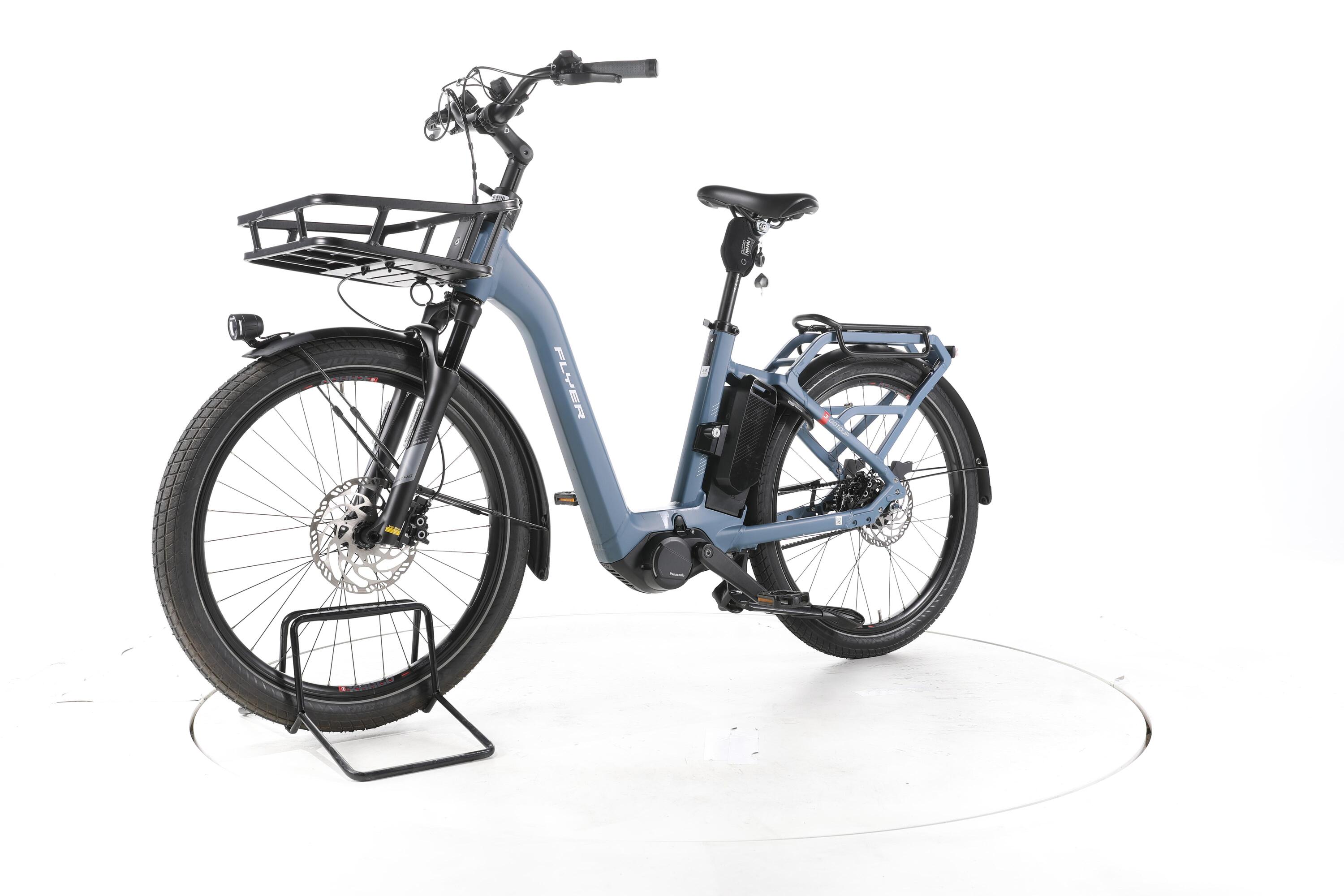 Tweedehands - FLYER Gotour3 7.43 City E-Bike Lage instap - Zeer goed 5/7